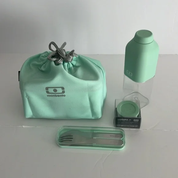 Never Used_ monbento - Lunch Bag MB Pochette - Polyester Lunch Tote - green - Picture 2 of 2